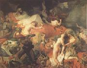 Eugene Delacroix Death of Sardanapalus (mk05) oil on canvas